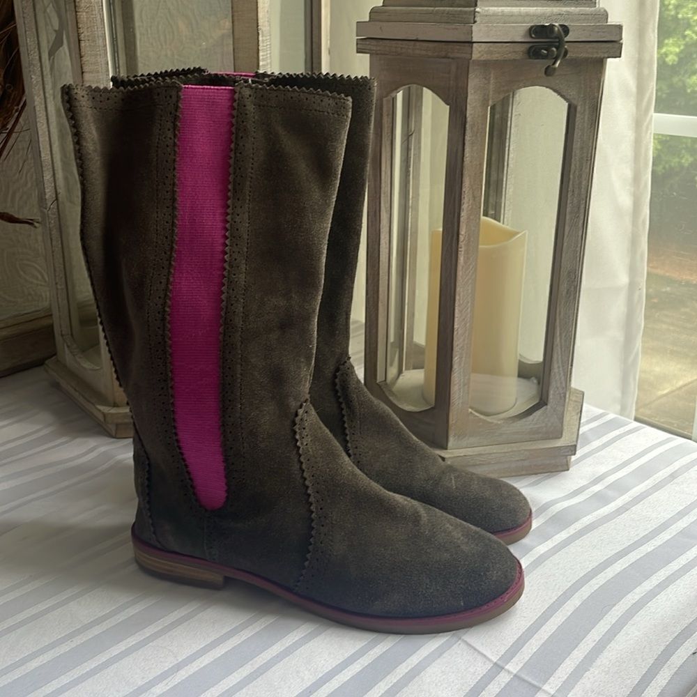Sperry Top Sider Kids Zip Up Boots - 4 M - Excellent Condition